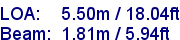 sail specifications