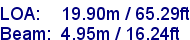 sail specifications