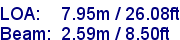 sail specifications