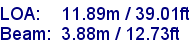 sail specifications