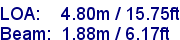 sail specifications