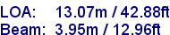 sail specifications