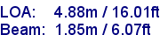 sail specifications