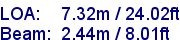 sail specifications