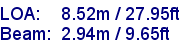 sail specifications