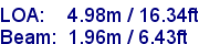 sail specifications