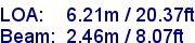 sail specifications