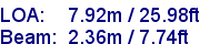 sail specifications