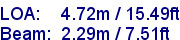 sail specifications