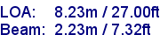 sail specifications