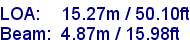 sail specifications