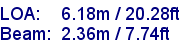 sail specifications