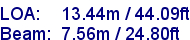 sail specifications