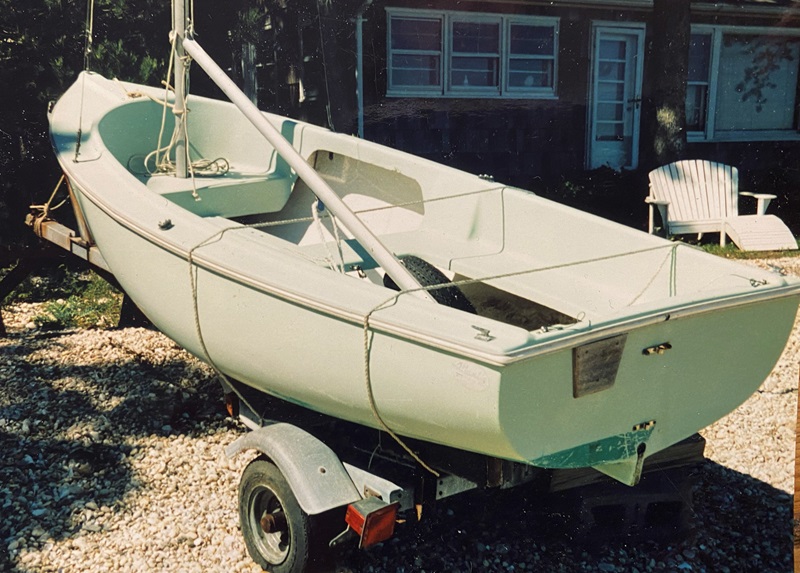 Boat on trailer