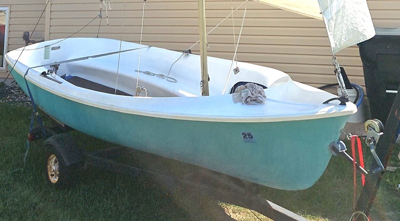 Boat on trailer
